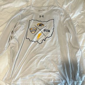Kent State Football White Under Armour Long Sleeve